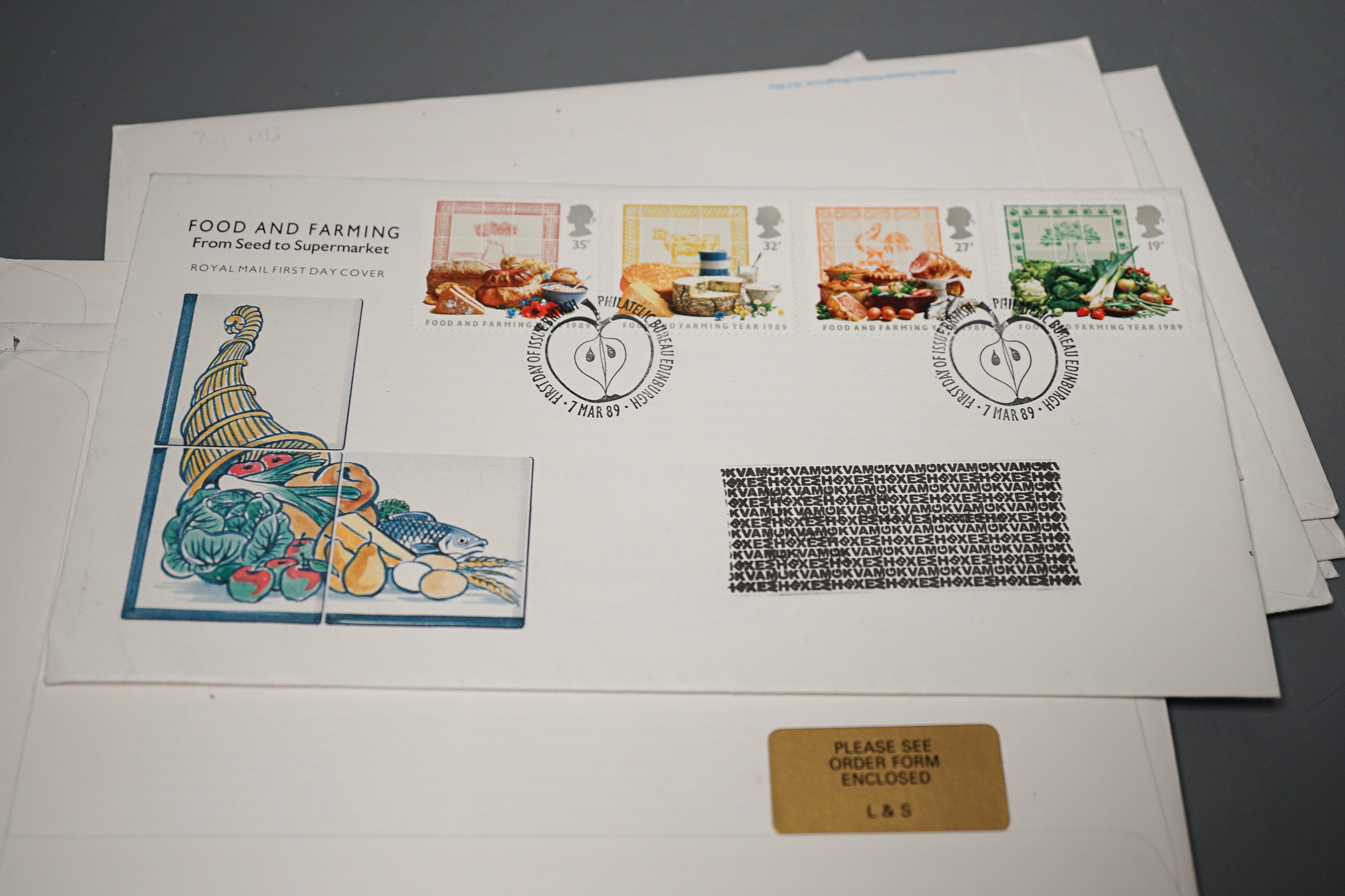 A collection of first day covers